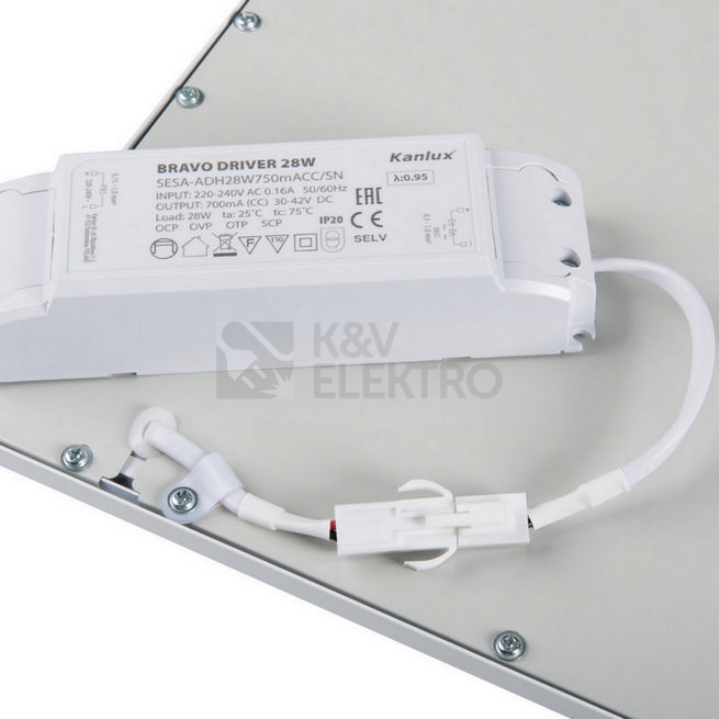 Obrázek produktu  LED driver Kanlux BRAVO DRIVER 28W 750mA 30-42V 28029 1