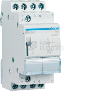 Obrázek produktu Impulzní relé hager EPN540 4NO 16A/230/110V 0