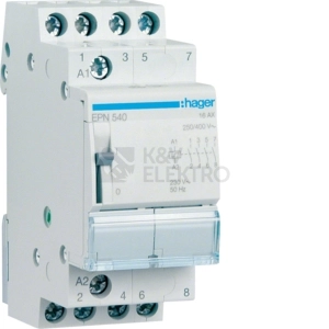Obrázek produktu Impulzní relé hager EPN540 4NO 16A/230/110V 0