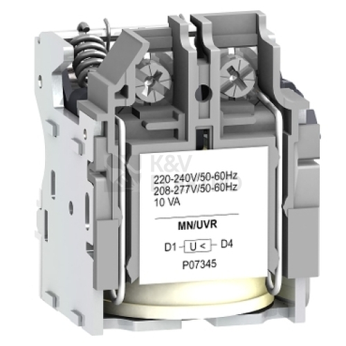 Schneider Electric Powerpact napěťová spoušť pro NSX100/630 MN 220-240V AC LV429407