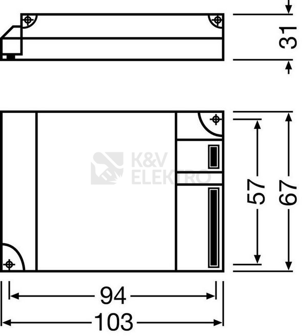 Obrázek produktu Elektronický předřadník OSRAM QTP-M 1X26-42/220-240 S 1