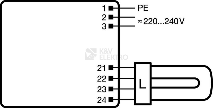 Obrázek produktu Elektronický předřadník OSRAM QTP-M 1X26-42/220-240 S 2