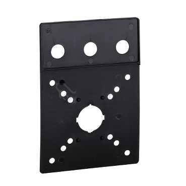 Obrázek produktu Schneider Electric Harmony vario držák štítku 60x60mm se stříbrným štítkem KZ15 0