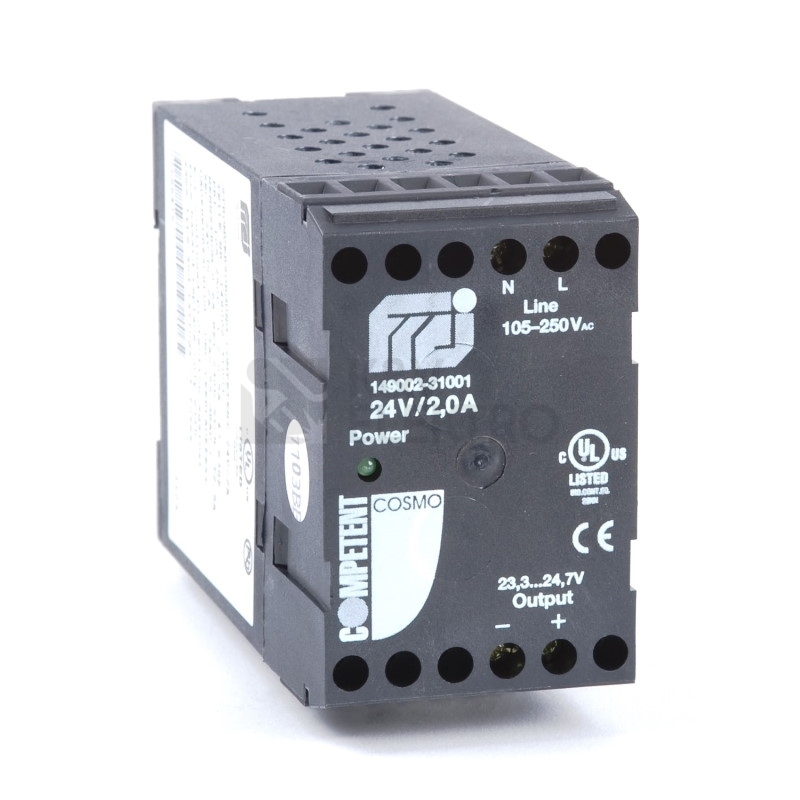 Obrázek produktu  Napájecí zdroj COMPETENT 149002-31001 230/24VDC 2A 0