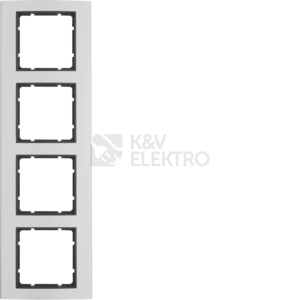 Obrázek produktu Berker čtyřrámeček B.3 alu/antracit 0