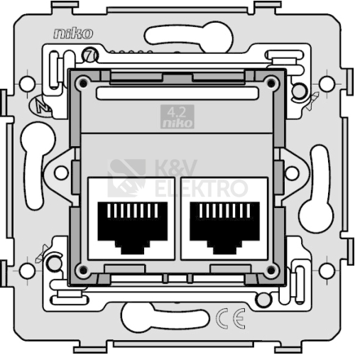 170-75252 DVOJZAS. DAT. RJ45 UTP KAT.5E