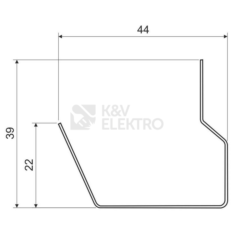 Obrázek produktu Příčka KOPOS PEP 60/K S pozinkovaná 2m 1