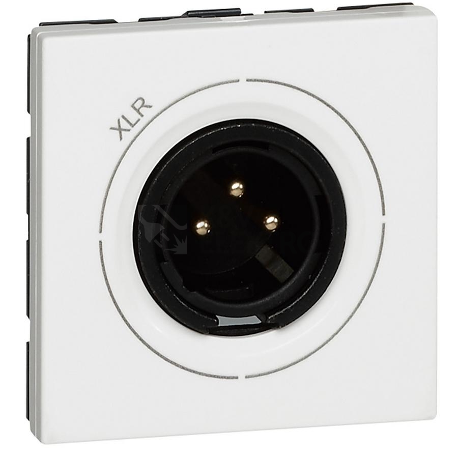 Obrázek produktu Legrand Mosaic 78756 zásuvka XLR 3P NEUTRIK samec bílá 0