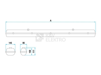 Obrázek produktu Zářivka Trevos PRIMA 236 AC E 2x36W 90155 1