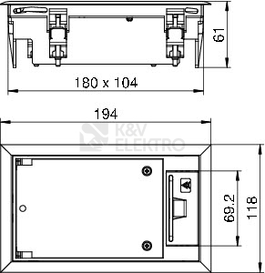 Obrázek produktu PRISTROJOVA JEDNOTKA GES2 DB 7011 1