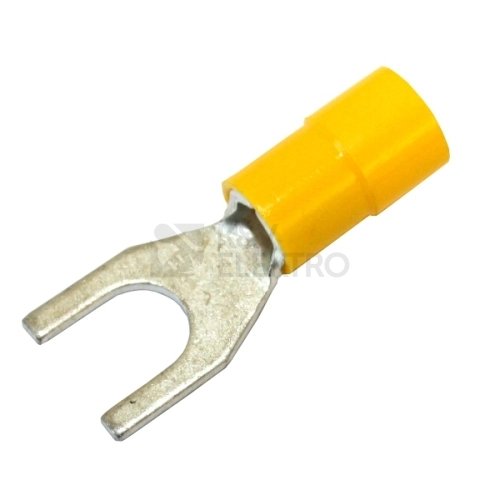 Vidlice kabelová Cu lisovací s izolací PVC GF-U4 průřez 4-6mm2 M4