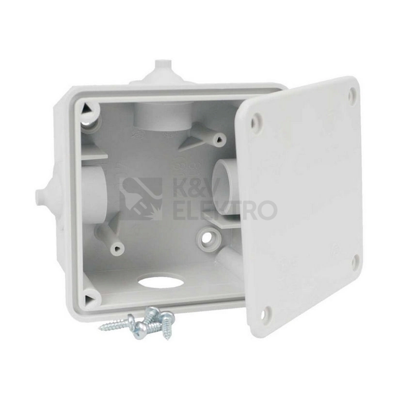 Obrázek produktu Krabice KOPOS 8101 KA 93x93x47mm IP54 světle šedá 0