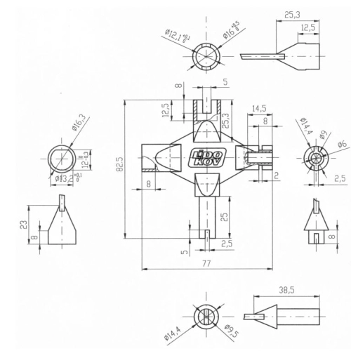 Klíč univerzální víceúčelový rozvaděčový Lidokov LK2 01.032 (obrázek 3)