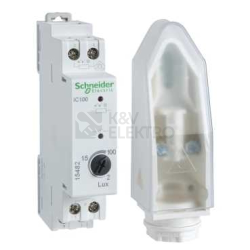Soumrakový spínač IC100 s externím čidlem