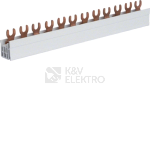  Propojovací lišta Hager KDN363A 3F 12modulů 10mm2