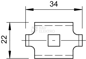 Obrázek produktu Svorka OBO GKS 34 G 6016855 1