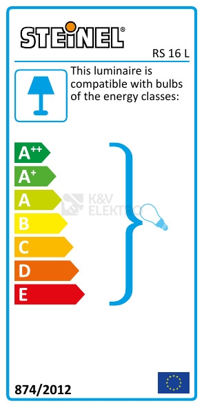 Obrázek produktu  Svítidlo Steinel RS16L 738013 E27 60W s vysokofrekvenčním pohybovým čidlem 7