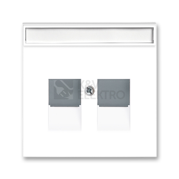 Obrázek produktu ABB Neo kryt datové zásuvky bílá/ledová šedá 5014M-A11018 44 0