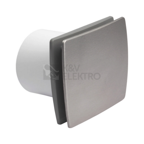 Axiální koupelnový ventilátor Kanlux CYKLON EOL F100 B SF stříbrná 70976