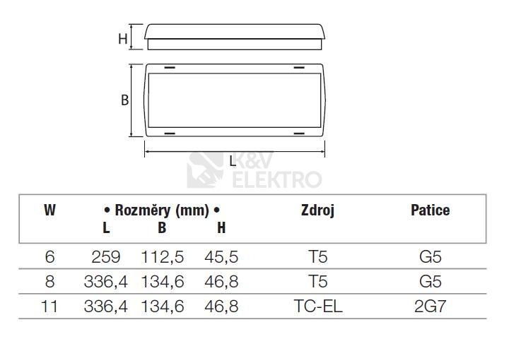 Obrázek produktu Nouzové svítidlo Beghelli AESTETICA 544 8SE 1N IP40 8W 1