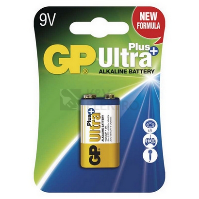 Obrázek produktu Baterie 9V GP 6LF22 Ultra Plus alkalická 1ks 1017511000 blistr 1