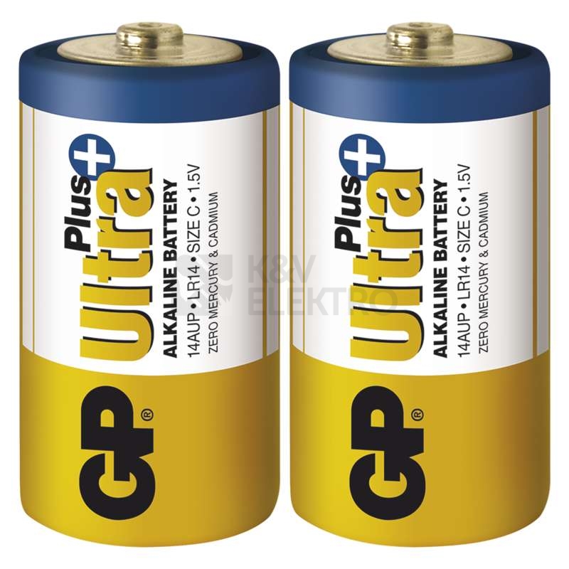 Obrázek produktu Baterie C GP LR14 Ultra Plus alkalické (blistr 2ks) 1