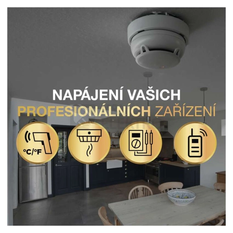 Obrázek produktu Baterie 9V GP CR-V9 lithiová 1ks 1022000911 blistr 4
