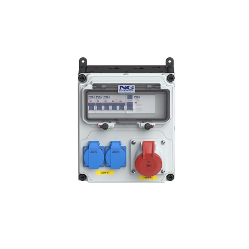 Zásuvková skříň VARIABOX SC 51 022 VB.01 jištěná s chráničem