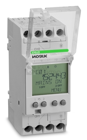 Obrázek produktu Spínací hodiny digitální Noark Ex9TD 2CO 230V 0