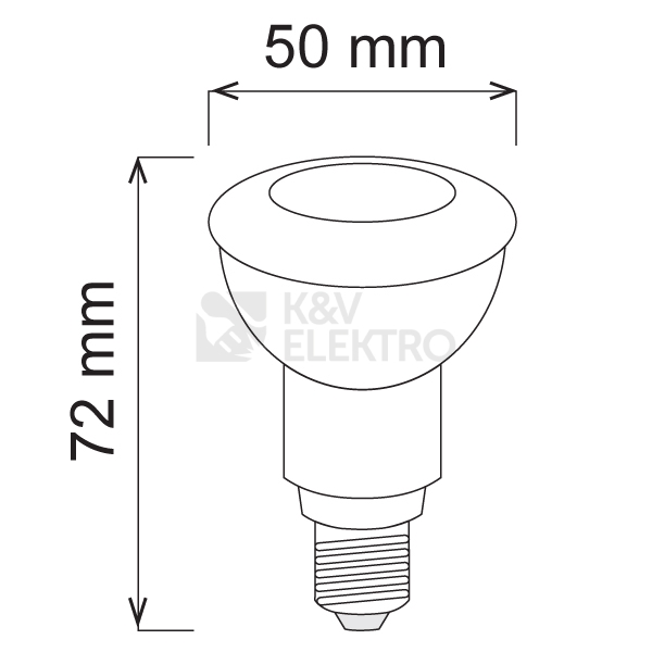 Obrázek produktu  LED žárovka McLED ML-312.031.99.0 PAR16 5W 4000K E14 40° 1