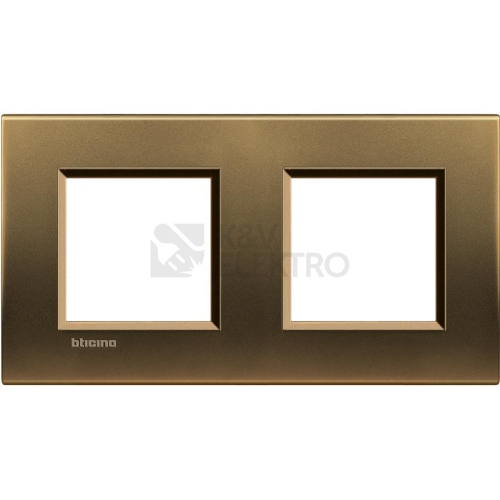 Bticino Living.Light rámeček 2+2M bronz LNA4802M2BZ