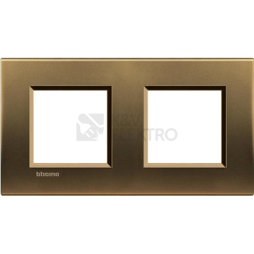 Bticino Living.Light rámeček 2+2M bronz LNA4802M2BZ