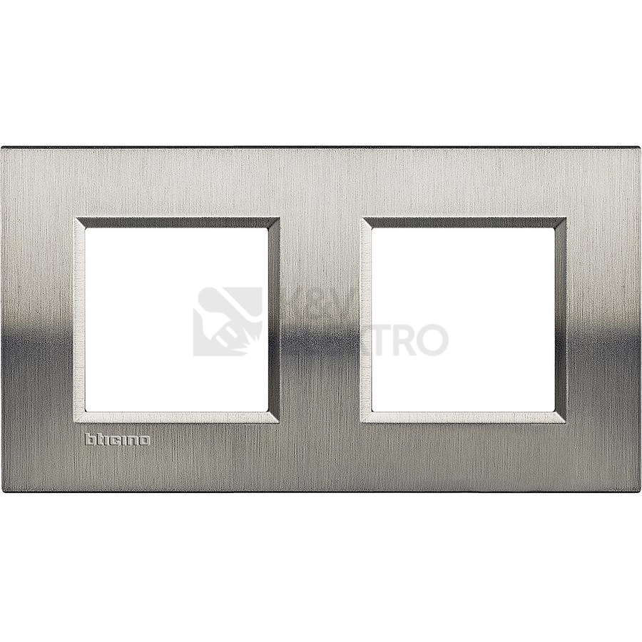 Obrázek produktu Bticino Living.Light rámeček 2+2M broušená ocel LNA4802M2ACS 0