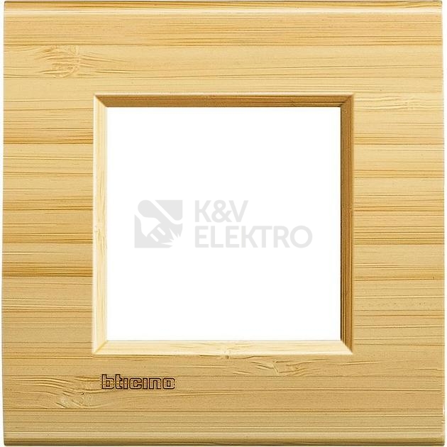 Obrázek produktu Living.Light, rámeček hranatý 2 moduly bambus LNA4802LBA 0