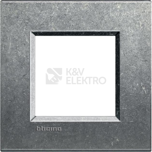 Living.Light, rámeček hranatý 2 moduly kámen LNA4802NA