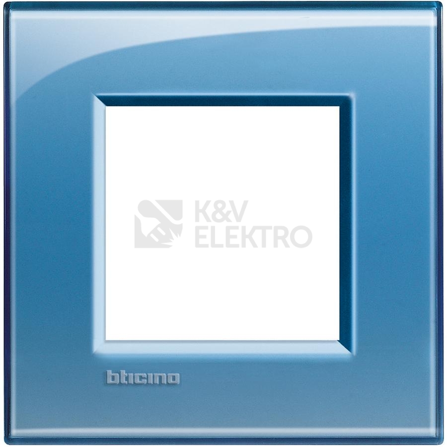 Obrázek produktu Living.Light, rámeček hranatý 2 moduly modrá LNA4802AD 0