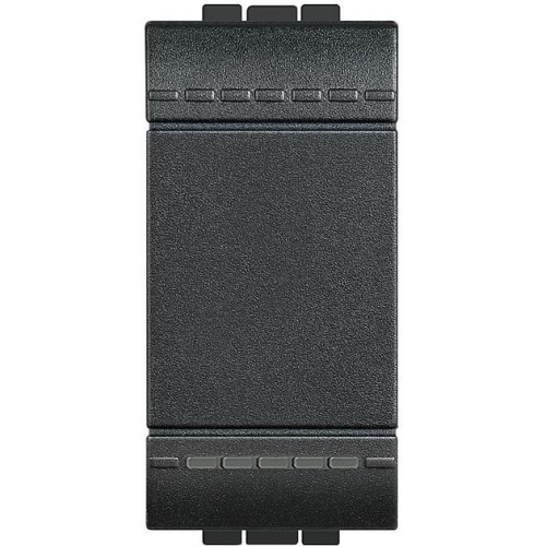 Bticino Living.Light tlačítko antracit L4005A 1modul