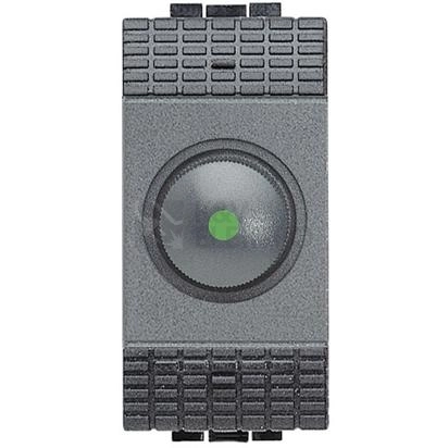 Obrázek produktu Bticino Living.Light stmívač otočný 60-500W 1modul antracit L4402N 0