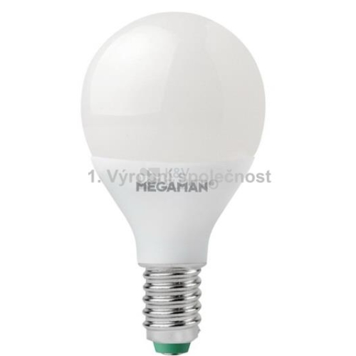 LED žárovka E14 Megaman LG2603.5V2/WW/E14 P45 3,5W (25W) teplá bílá (2800K)