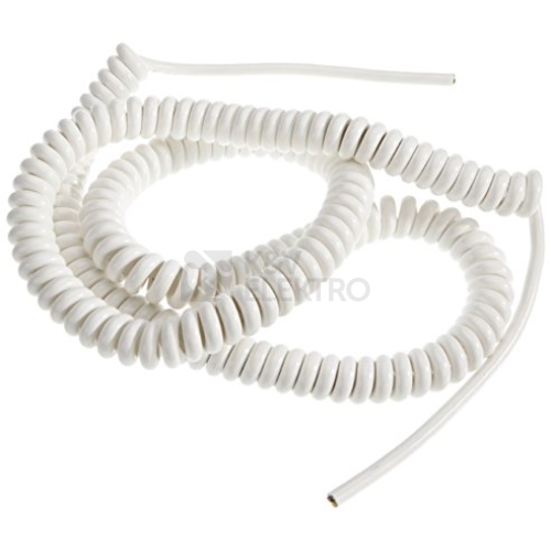 Spirálový kabel 3x1,5mm2 H05VV-F 1,5-6m bílá 654.282