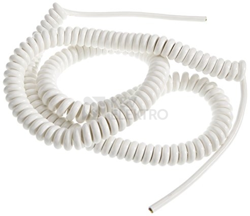 Obrázek produktu Spirálový kabel 3x1,5mm2 H05VV-F 1,5-6m bílá 654.282 0