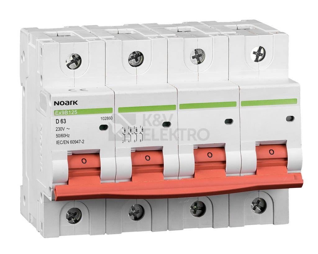 Obrázek produktu Jistič NOARK Ex9B125 4P C80A 102851 0
