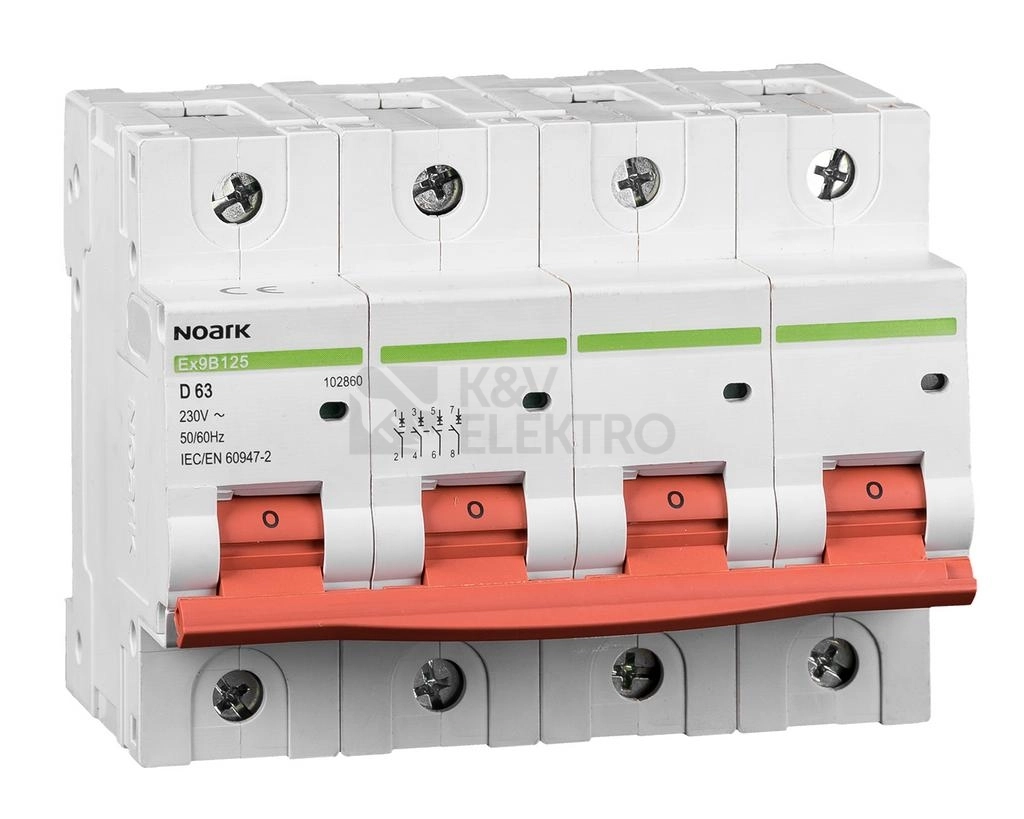Obrázek produktu Jistič NOARK Ex9B125 4P C80A 102851 0