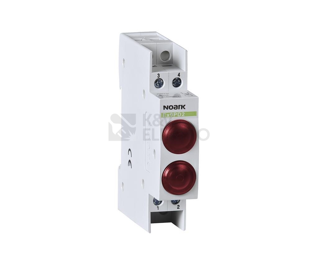 Obrázek produktu Signálka LED NOARK Ex9PD2rr 230V AC/DC červená+červená 0