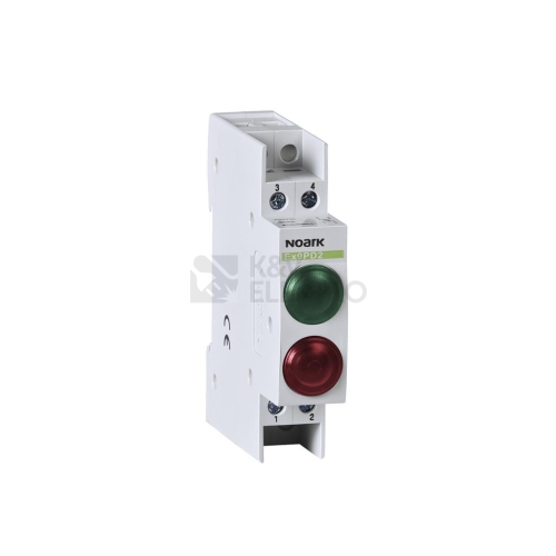 Signálka LED Noark Ex9PD2gr 230V AC/DC červená+zelená 102463