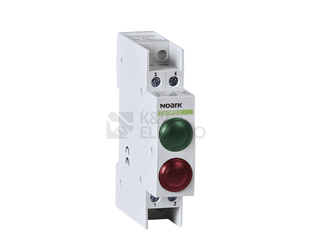 Obrázek produktu Signálka LED Noark Ex9PD2gr 230V AC/DC červená+zelená 102463 0