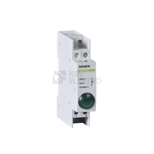  Signálka LED Noark Ex9PD1g 230V AC/DC zelená 102443