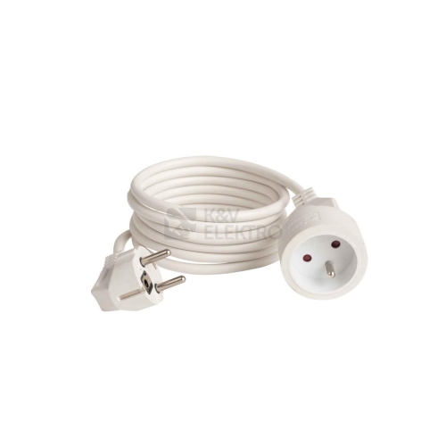 Prodlužovací kabel Bachmann 3m/1zásuvka 3x1,0 bílá