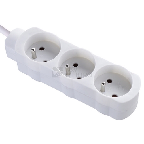 Prodlužovací kabel Bachmann 1,5m/3zásuvky 3x1,0 bílá