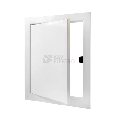 Kovová revizní dvířka VENTS DM 200x400mm bílá 1009807